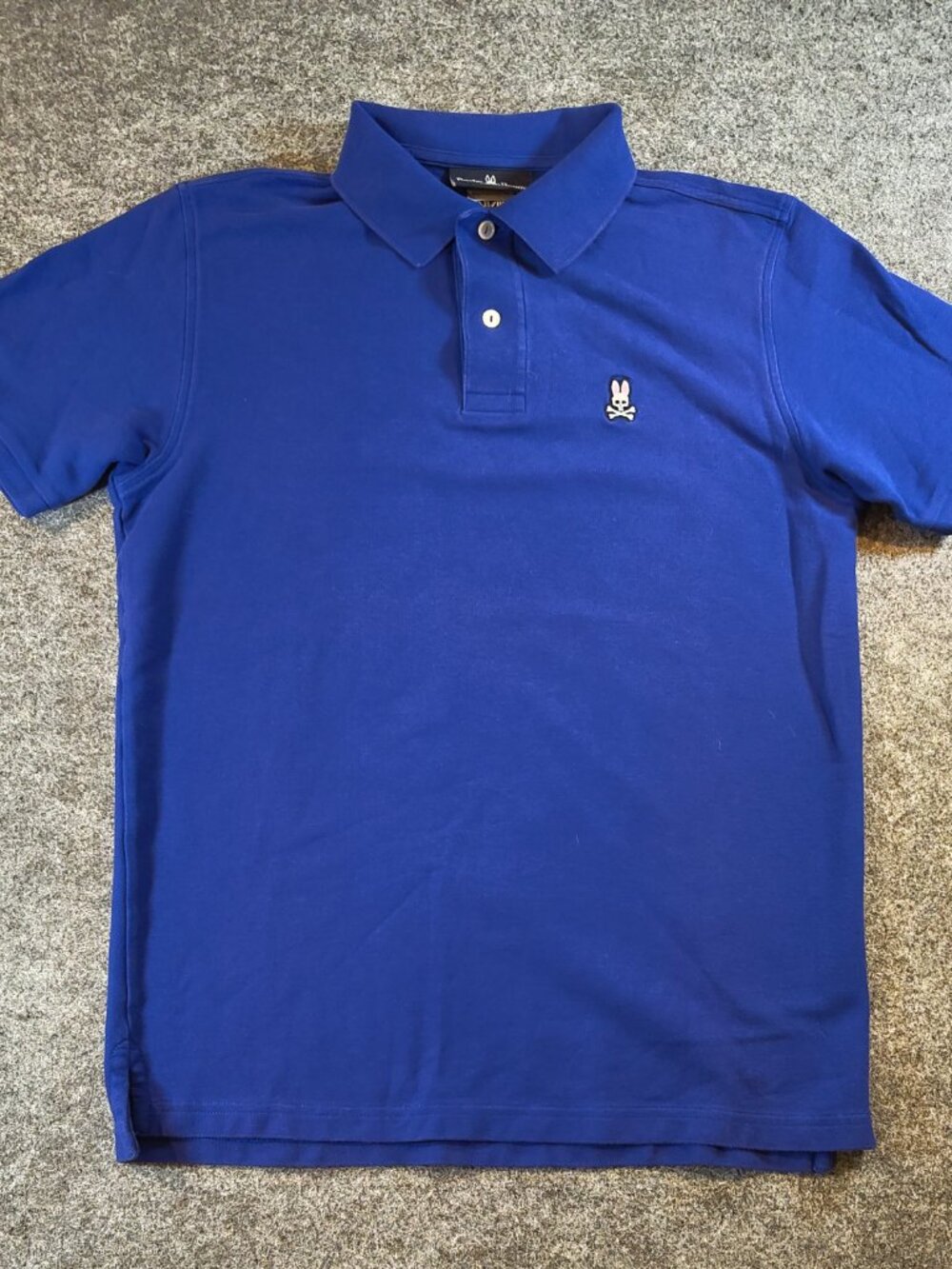 Psycho Bunny Men’s Blue Polo – Size 5 (Medium)